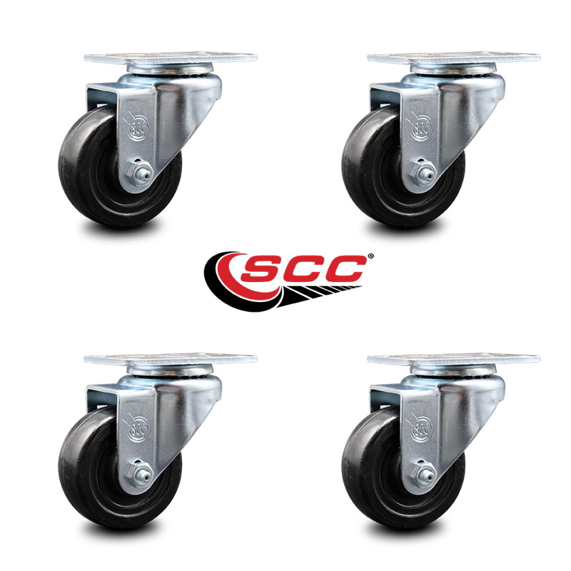 Rubber Wheel Swivel Caster