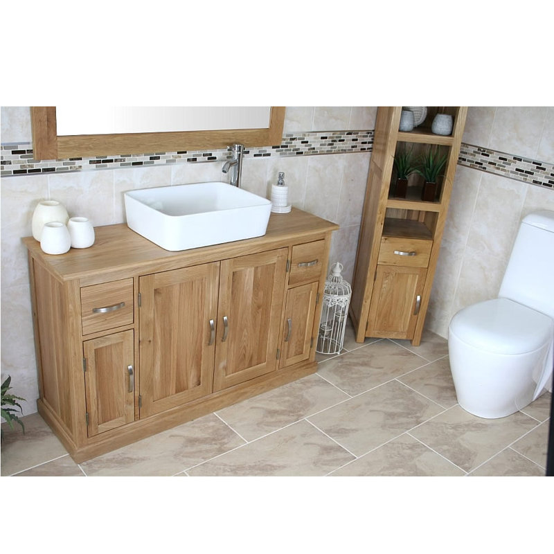 Eddy 1230mm Single Bathroom Vanity with Vessel Ceramic Basin