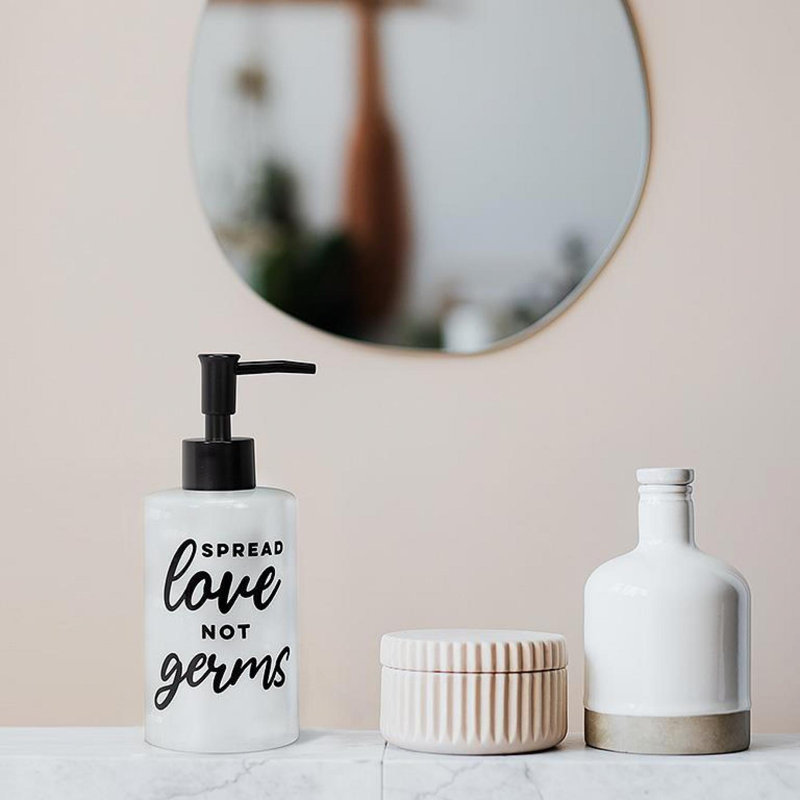 Pompe à savon Spread Love Not Germs