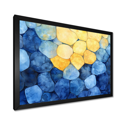 Ethereal Reverie Of Coastal Stones II - Stone Geode Wall Art Living Room