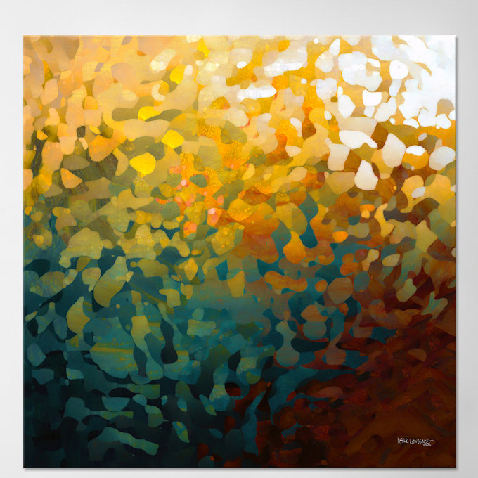 « when life » apparaît. « colossians 3:4 », impression, H 18 po x l 18 po x P 1 po, Toile tendue