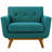 Carson Carrington Sigtuna Wooden Leg Mid-century Armchair-828772555