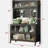Metal storage shelf