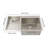 Household Stainless Steel Laundry Sink With Washboard