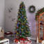 Lighted Artificial Fir Christmas Tree-854981532