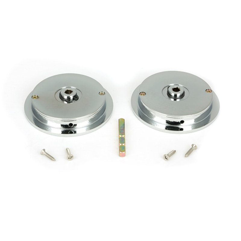 Door Accessory, 7.5cm H x 7.5cm W x 1.3cm D, Polished Chrome