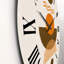 Abstrait soleil et lune dans des tons de terre - horloge murale moderne-60329187