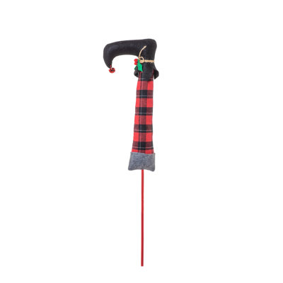 Genovefa 20.5'' Handmade Plaid Cloth Pick