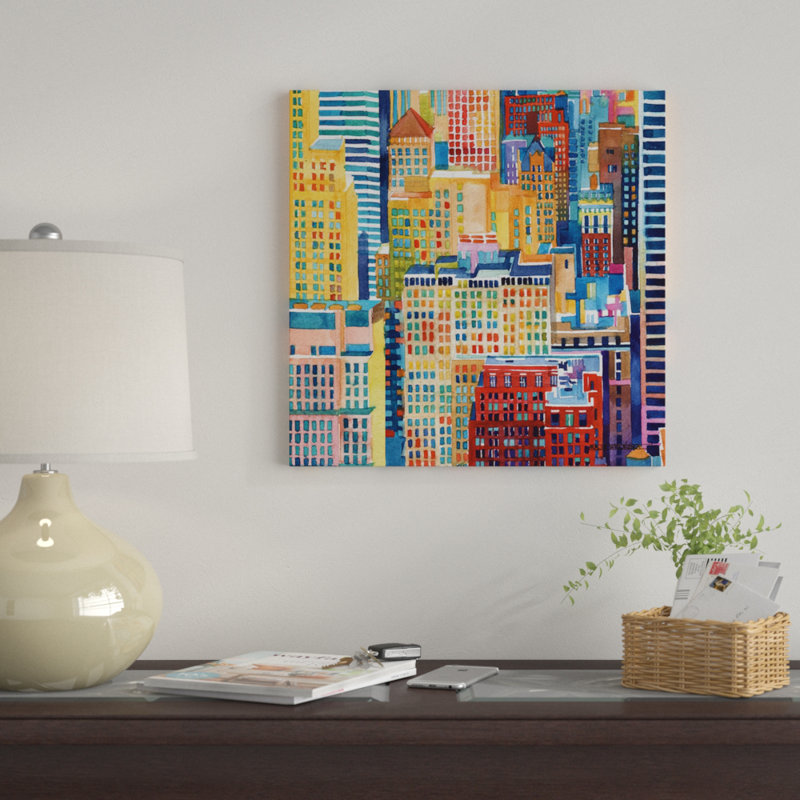 « très majae iii » par wronska, impression sur toile, H 37 po x l 37 po x P 1,5 po, Toile avec cadre noir, Pas de tapis