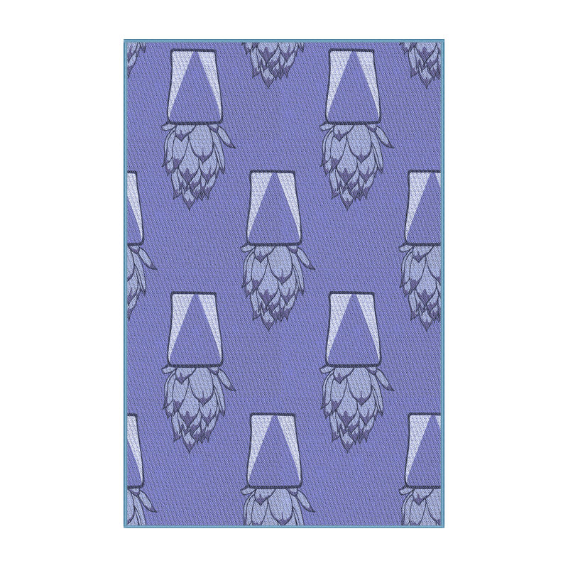 Tapis 100% à motifs lavables à la machine 2989 10, Rectangle 4 pi x 6 pi