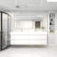 Meuble-lavabo mural double 80 po avec lavabo acrylique Victoria-94524417