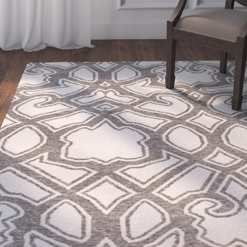 Lagrange Wool Abstract Indoor Rug, Rectangle 8' x 11'