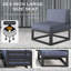 9 - Piece Outdoor Modular Sectional Set with Coffee Table-1378982481