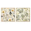 Watchet - Ensemble de 2 collages carrés floraux et botaniques-101861242-101861244