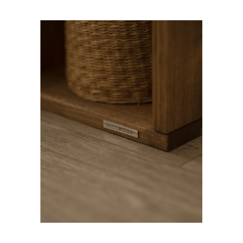 Saura Bookshelf 38, Dark Oak, (1 Shelf) 15"H x 16"W x 8"D