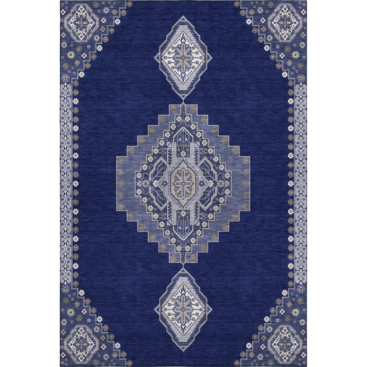 Premium Machine Washable Guada AMF1014 Oriental Rug