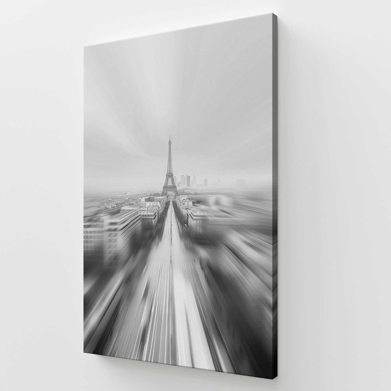 Impression sur toile Parisian Blur, Toile tendue, 72" H x 48" W x 1.25" D