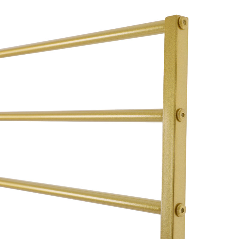 10-Tier Freestanding Metal Scarf Holder Display Rack Organizer