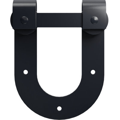 Ensemble de quincaillerie de porte de grange simple standard Premium Horseshoe Roller Hanger