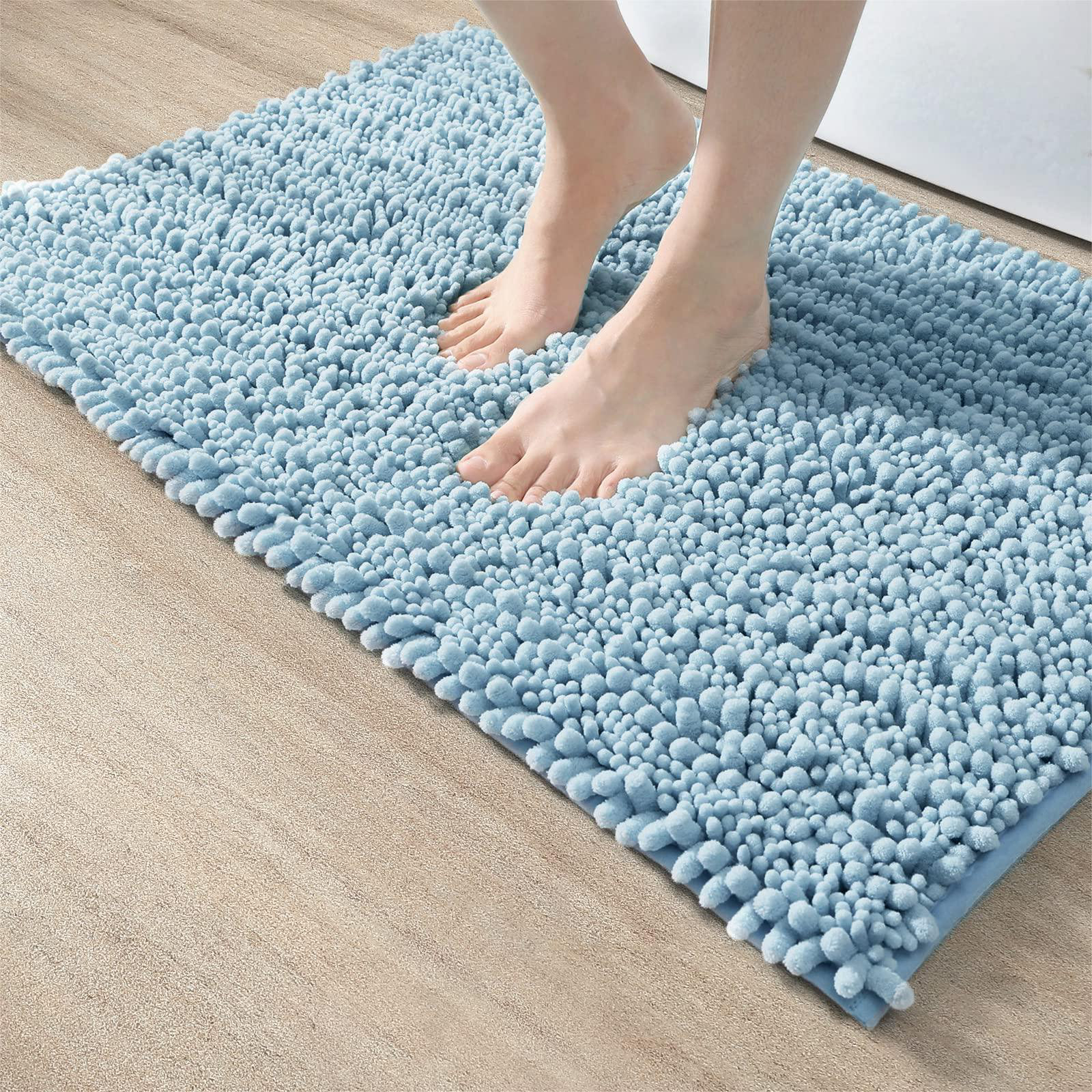 Dundee Deco Falkirk Velindre Plastic / Acrylic Bath Mat with Non