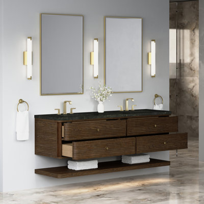 Meuble-lavabo double l 72 po Allamari