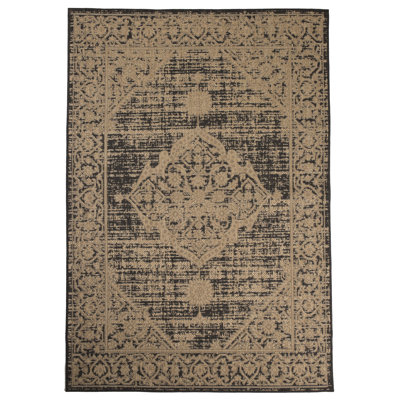 Tapis décoratif d'extérieur gris anthracite Furnish My Place