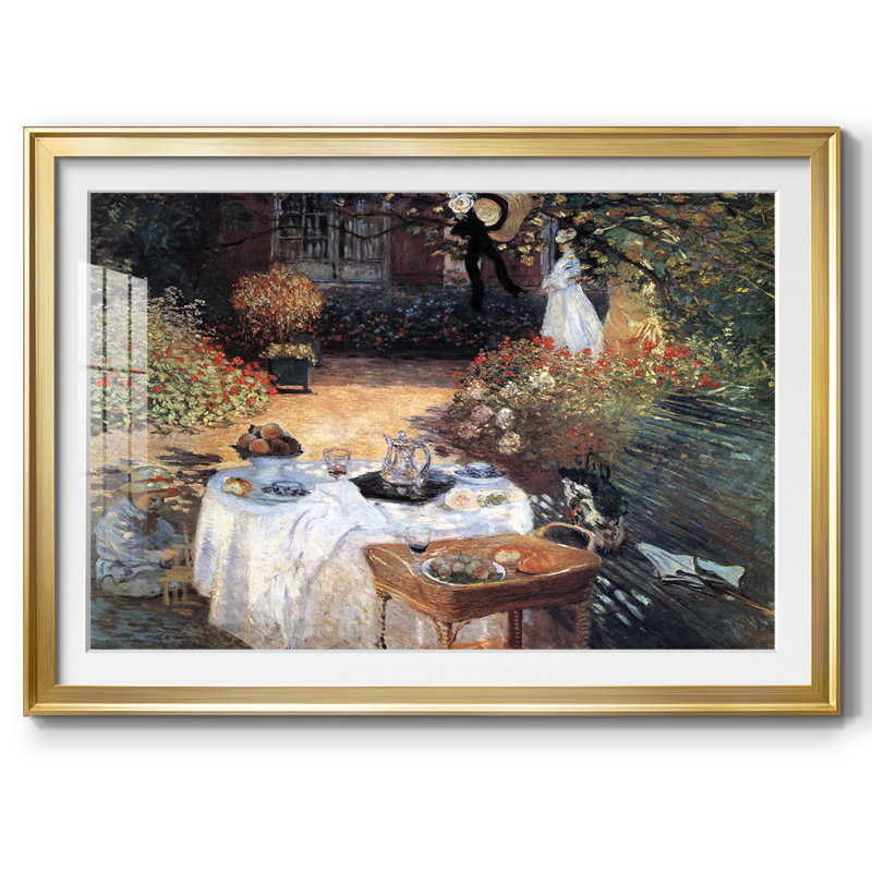 Le déjeuner # 2, H 27 po x l 39 po x P 1,5 po, Or