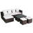 Frey 4 Piece Lounge Chair with Cushions-717459416-767940673