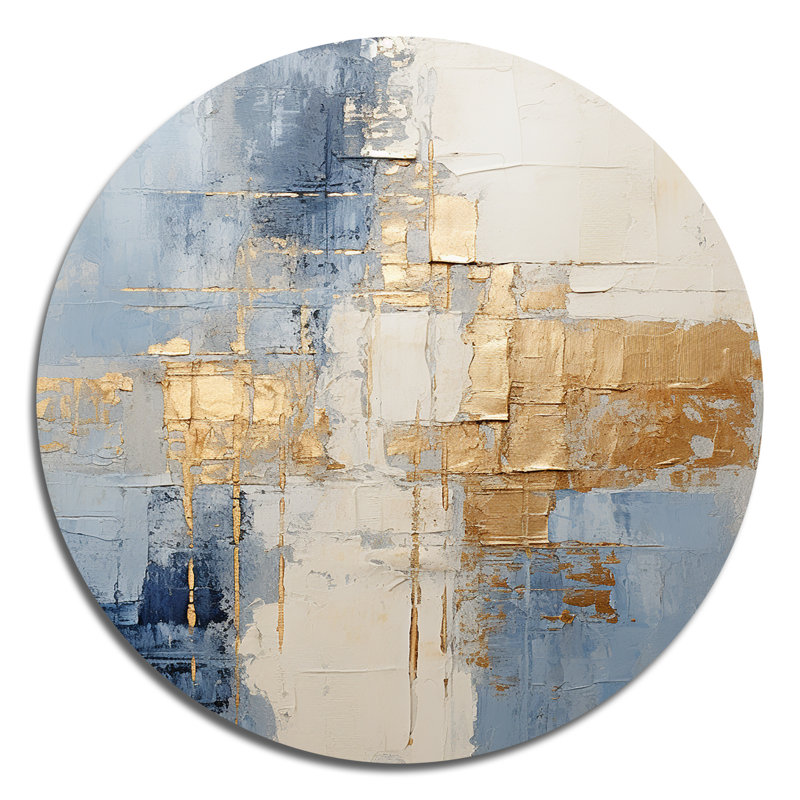 Nash - Paysages ronds, art en métal, H 16 po x l 16 po