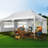 20' x 10' Waterproof Pop Up Canopy with Sidewalls-98540855