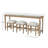 Console 4 pièces avec tabourets Absalom, sable