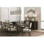 Modern Streamline Solid Wood Dining Table