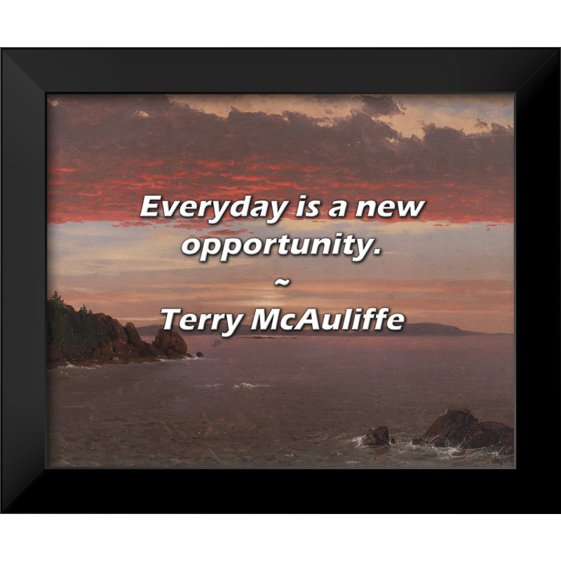 Citation de Terry McAuliffe: Chaque jour est une nouvelle occasion.