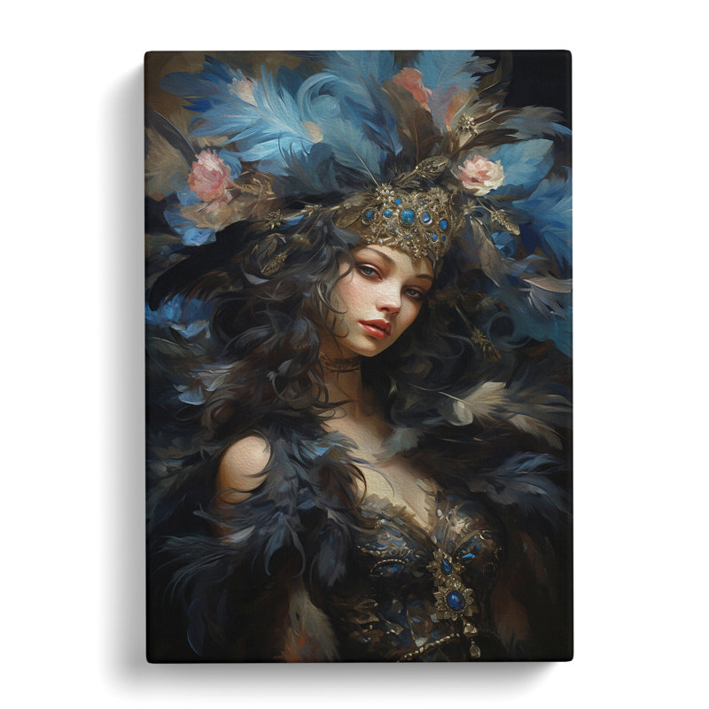 Feather Baroque No.2 - No Frame Print