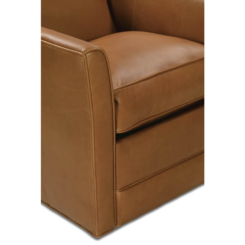 Times Square Leather Swivel Recliner