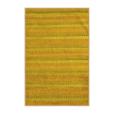 Tapis lavables à la machine Abstract 5382 - jaune