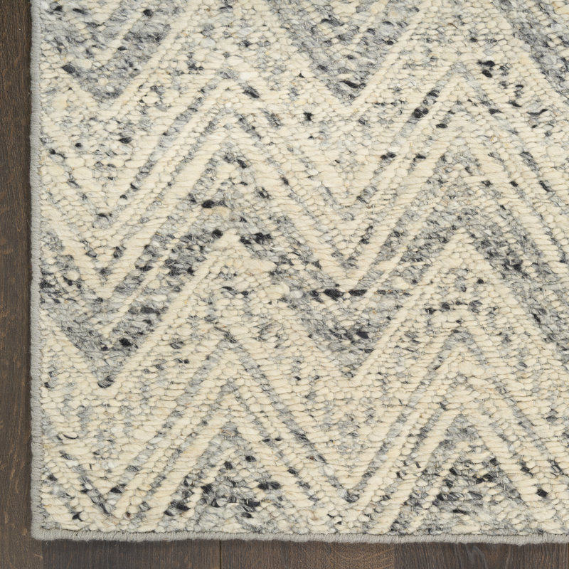 Dkny Pure Purl 7'9" X 9'9" Denim Ivory Modern Indoor Rug, Rectangle 7'9" x 9'9", Denim Ivory
