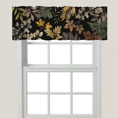 Floral Tailored Window Valance