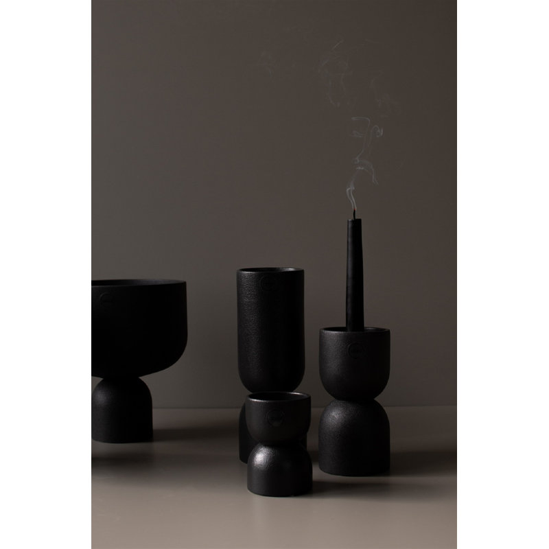 Vase de table en céramique Genelda, H 6,3 po x l 3,15 po x P 3,15 po