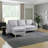 Sunny 83.5" Reversible Sofa Chaise Sectional-761823380