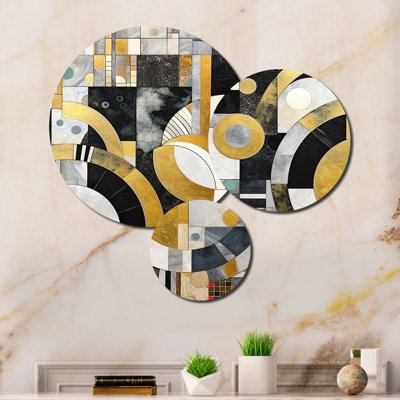 Abstract Wall Decor on Metal