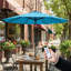 Parasol de patio électrique 10 pi avec télécommande et lumière DEL-1853937772