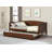 Wood Twin Daybed With Trundle Medium Walnut