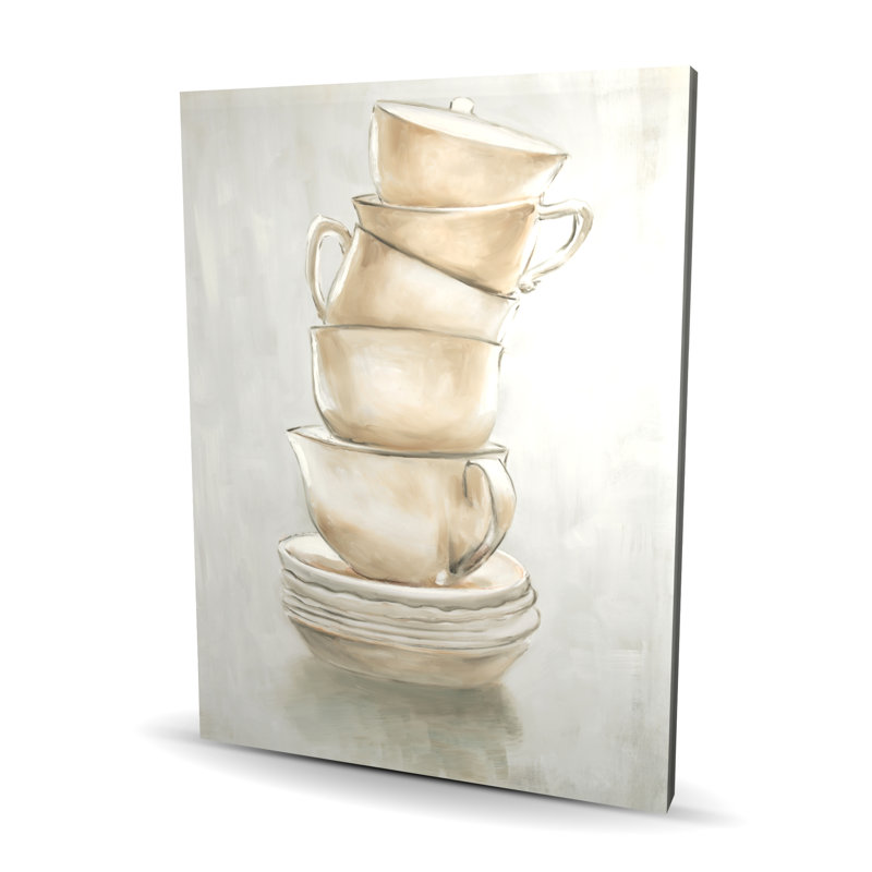 «Coffee Mugs Still Life» sur toile | Décoration intérieure pour les amateurs de café