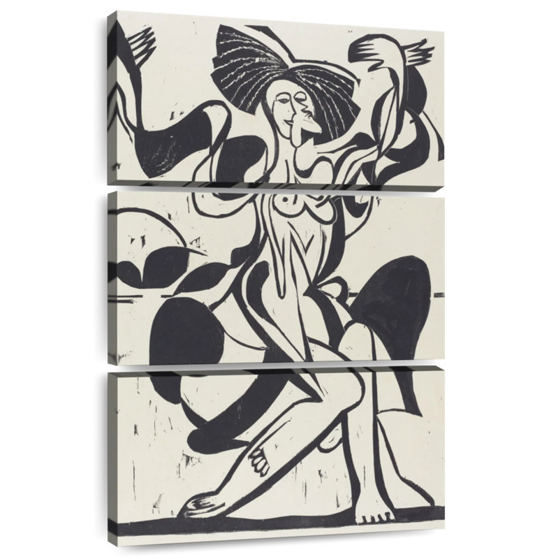 Avery Mary Wigman's Dance, H 74 po x l 48 po