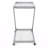Modern Rolling Bar Cart with Tempered Glass Shelves – Stylish, Durable, and Versatile for Home or Office Use
