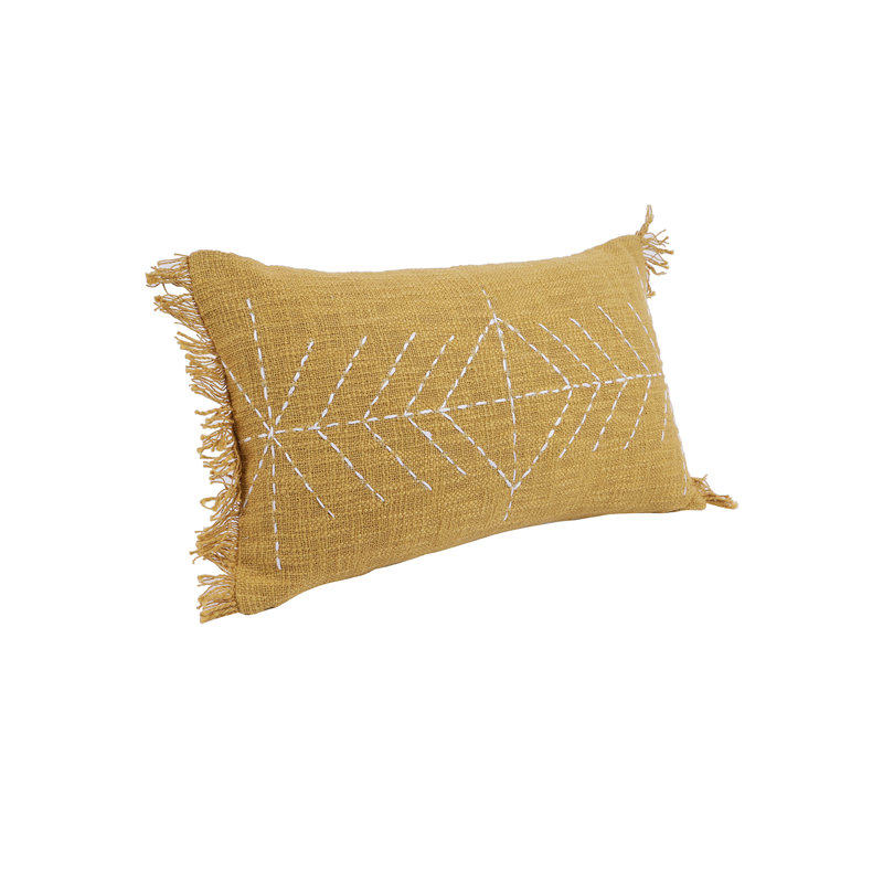 Cerryn Embroidered Cotton Pillow Cover