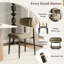 Chaise d'appoint rembourrée avec structure en métal-1389539957
