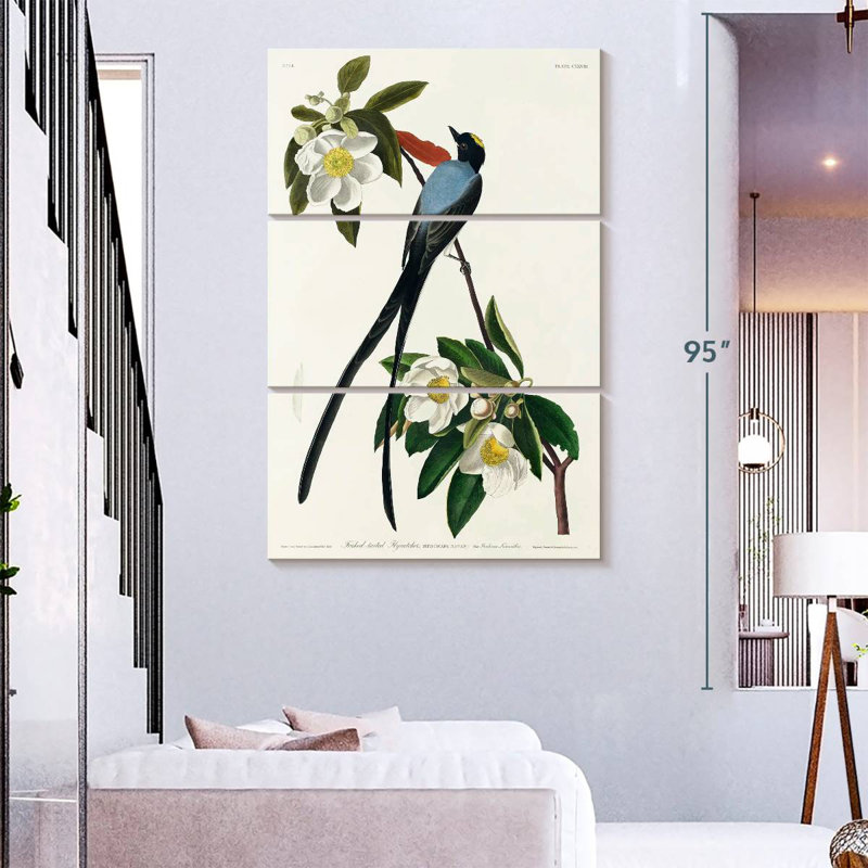 Brampt Fork-Tailed Flycatcher, 74" H x 48" W