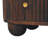 Curved Fluted 3-drawer Bedside